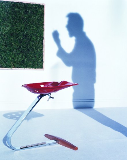 Tabouret Mezzadro d'Achille et de Pier Giacomo Castiglioni.