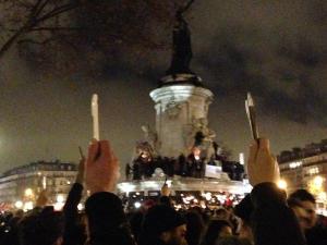 Place de la république JeSuisCharlie