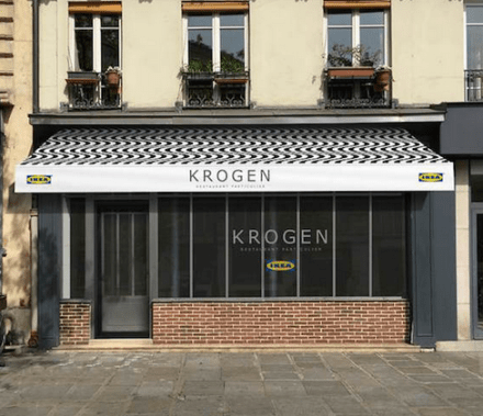 CRestaurant éphèmere Krogen Ikea